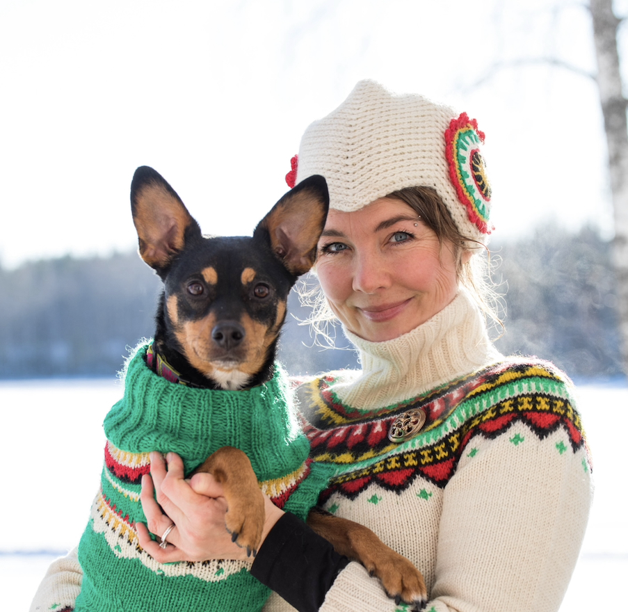 Reetta and Pietu the Dog - PHOTO Anna-Katri Hänninen